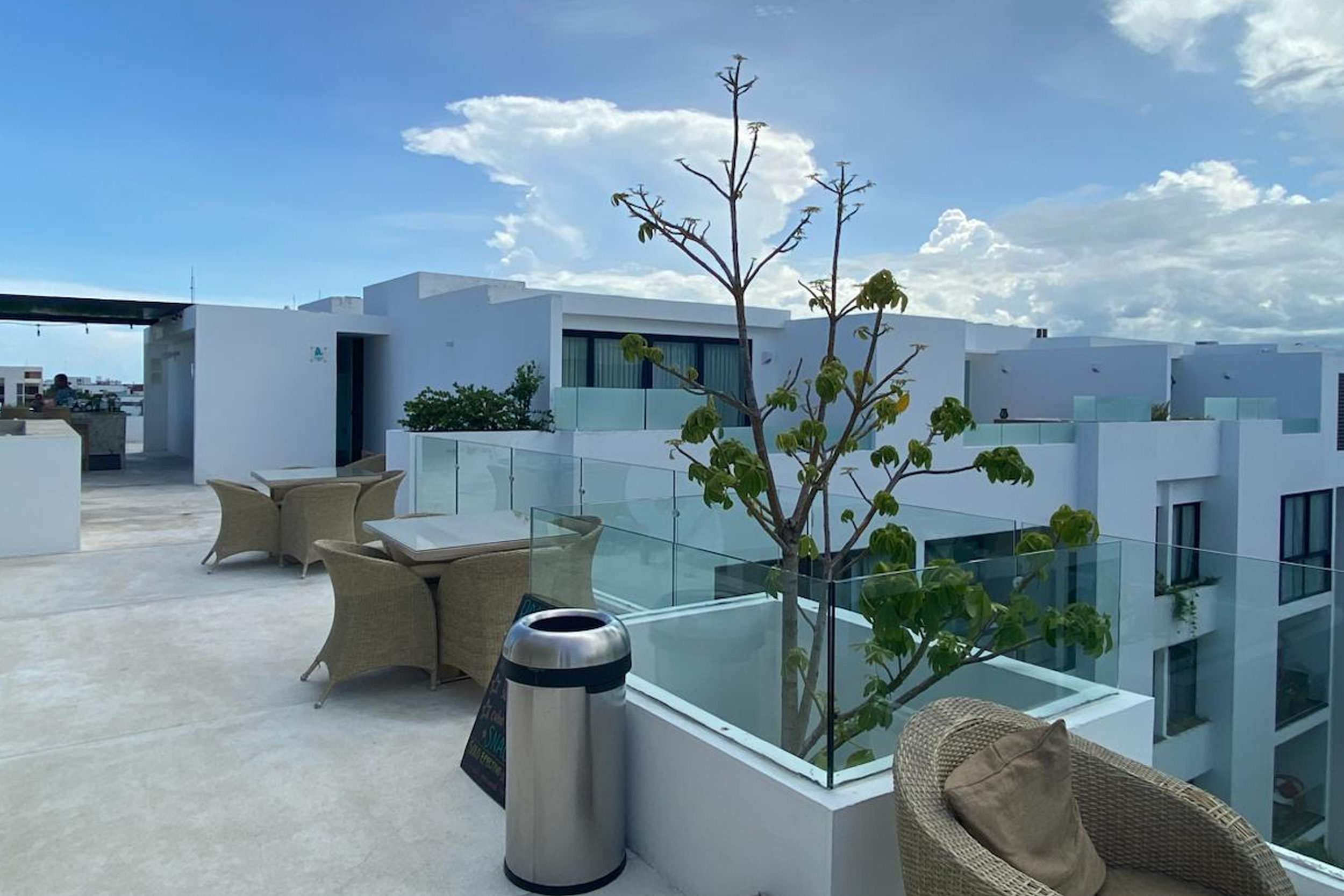 Terraza con alberca